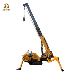 Venta directa ingeniería interior 2 toneladas grúa sobre orugas plegable multiusos pequeña grúa araña - Product Image 1