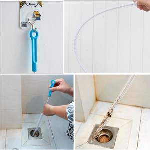Dispositivo di rimozione degli intasamenti scarico coclea strumento di pulizia lavello di scarico <span class=keywords><strong>e</strong></span> di Overflow serpente spazzola per la pulizia di fogna per capelli - Product Image 4