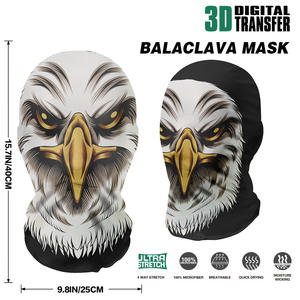 Passamontagna con Copertura Completa del Viso a Tema Teschio, Aquila, Lupo, Echo, per James Spoof, Disponibile - Product Image 4
