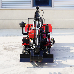 טרקטור זחלי קומפקטי עם כף מחפר, מחרשת רוטורית ומסילות גומי, אספקה ישירות מהמפעל - Product Image 3