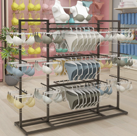Présentoirs de rangement pour chaussettes, gants, sous-vêtements et culottes – Supports de présentation réglables en métal sur pied pour la vente en gros