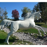 Sculpture de jardin en bois, Statue style artiste arabe, figurine d'animaux en Bronze, robuste, de haute qualité