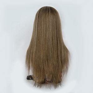 Perruque Lace Front HD 13x4 Brun Cendré Clair avec Mèches Blondes Effet Bébé, Ligne de Cheveux Naturelle, Cheveux Humains, pour Femmes Blanches - Product Image 6