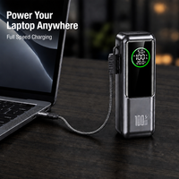 Chargeur d'énergie à charge ultra-rapide PD 100W pour station d'alimentation d'ordinateur portable, batterie externe portable Type-C grande capacité 20000mAh