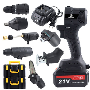 ชุดเครื่องมือไฟฟ้าไร้สายแบบชาร์จได้ 21V - Product Image 6