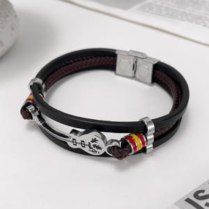 <span class=keywords><strong>Bracelet</strong></span> en <span class=keywords><strong>corde</strong></span> tressée pour <span class=keywords><strong>guitare</strong></span>, best-seller, <span class=keywords><strong>bracelet</strong></span> en cuir vintage pour homme, bijoux <span class=keywords><strong>de</strong></span> rue classiques au quotidien, ALN2601001407 - Product Image 3