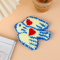 JP sous-verres faits à la main point de croix crochet poinçon aiguille démarreur Kits de broderie pour débutant