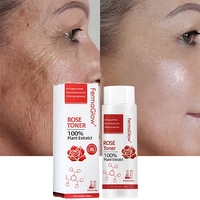 Tonique Visage Éclaircissant et Hydratant à la Rose, à base de Niacinamide Fermentée, d'Arbutine et d'Acide Kojique, pour un Teint Unifié et la Correction des Taches Brunes