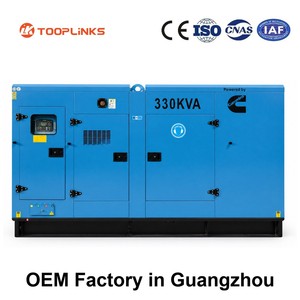 Groupe électrogène silencieux 264 kW 330 kVA, 280 kW 350 kVA 400 kVA 425 kVA 500 kVA pour hôtel, fiable, DCEC (Dongfeng) - Product Image 1