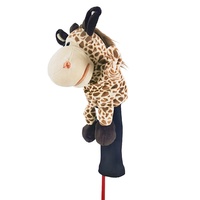 Housses de clubs de golf personnalisables en peluche, protège-têtes de clubs de golf en peluche douce pour Noël, protège-têtes de clubs de golf mignons en forme de lion de dessin animé