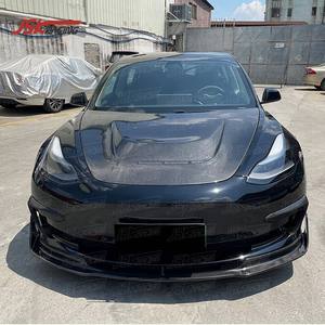 Capó <span class=keywords><strong>de</strong></span> fibra <span class=keywords><strong>de</strong></span> <span class=keywords><strong>carbono</strong></span> para 2016-2019 <span class=keywords><strong>Tesla</strong></span> Model 3, cubierta <span class=keywords><strong>de</strong></span> <span class=keywords><strong>motor</strong></span> <span class=keywords><strong>de</strong></span> capó <span class=keywords><strong>de</strong></span> coche, estilo <span class=keywords><strong>de</strong></span> Robot mejorado modificado - Product Image 3