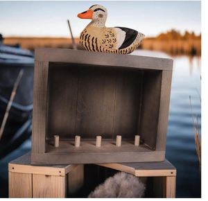 Vịt cuộc gọi hiển thị trường hợp bằng gỗ duckcall hộp cho 5 vịt cuộc gọi lưu trữ Kệ tủ cho vịt săn bắn những người đam mê trang trí nội thất - Product Image 4