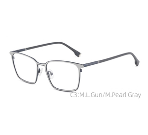 Gafas Retro Unisex Clásicas de Nuevo Material, Montura Óptica de Marca para Rostro Diamante, Semi-Sin Montura - Product Image 4