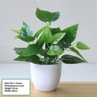 Tanaman Pot Kecil Dekoratif Cantik Grosir, Bunga Plastik, Set Bunga Artificial, Bonsai, Dekorasi Rumah Ruang Tamu, Dekorasi Dalam Ruangan