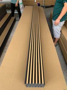 Revestimiento de pared Panel de pared compuesto WPC Panel de pared de madera de PVC Panel de revestimiento estriado coextruido - Product Image 4