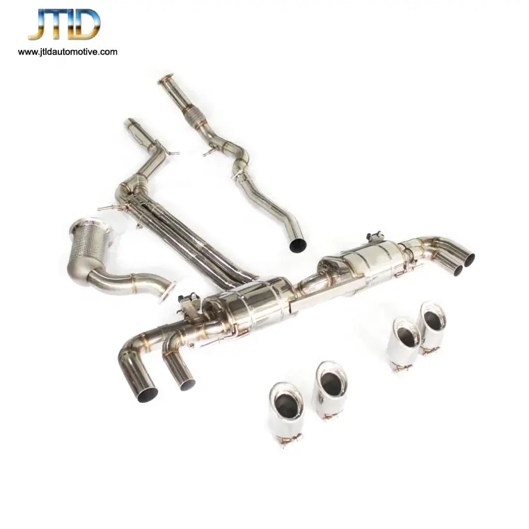 China factory performance full exhaust system exhaust downpipe and valvetronic catback with remote control for Porsche Cayenne