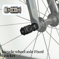 Support d'axe de roue de vélo en alliage d'aluminium sur mesure avec technologie de découpe CNC, réutilisable pour caméra de vlogging Max