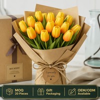 Tulip Palsu yang Menyerupai Asli, Sempurna untuk Dekorasi Rumah, Taman, Pernikahan, dan Acara