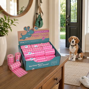 ODM Custom GRS Material Option Dog Waste <b>Bags</b> Strong Seam Extra Thick for Sustainable Pet Brands Custom Packaging - Product Image 4