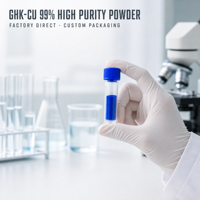 Bahan Kimia Harian GHK-cu Bubuk 99% Untuk Kulit & Rambut Peptida Tembaga Cas 89030-95-5 Tembaga Tripeptida-1