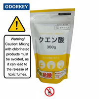 Acide Citrique Anhydre en Poudre 300g pour Détergent Cuisine et Salle de Bain Ingrédient Actif 50%-80% Élimine Graisse et Taches de Thé