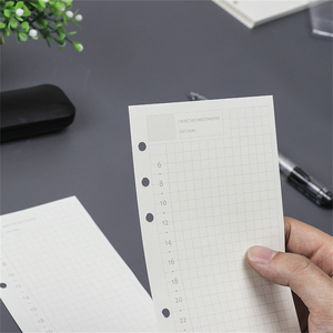 A7 A6 A5 B5 A4 Dot Grid Blank Cornell <strong>Inner</strong> <strong>Page</strong> 45 Sheet Paper Spiral <strong>Notebook</strong> Loose Leaf Binder Ring <strong>Refills</strong> Papers Planner - Product Image 3