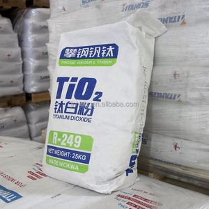 Fábrica de titanio Blanco alto Dióxido de titanio R249 TiO2 Fabricación de plástico de dióxido de titanio - Product Image 3