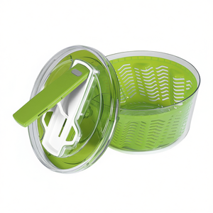 Essoreuse à salade Zyliss Swift Dry 3L en plastique avec couvercle et poignée pour la préparation de salades fraîches - Product Image 2