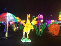 Weihnachtsdekorationsbeleuchtung individuelle goldene Regenbogen-Outdoor-3D-Geschenkbox dekorativ led Schatz Piraten-Kiste-Motiv-Lichtschachtel