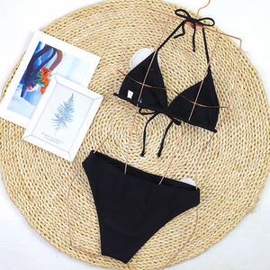 2024 nuevo diseño de secado rápido para mujer, traje de baño de dos piezas con cuello en V de cintura alta, Bikini Floral de aventura, ropa de playa Sexy - Product Image 6