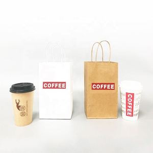 Bolsas de Papel Kraft Reciclado Personalizadas al por Mayor para Llevar, Impresión Offset, Logotipo Personalizado para Comida, Cafeterías, Sushi, Ensaladas, Leche - Product Image 6