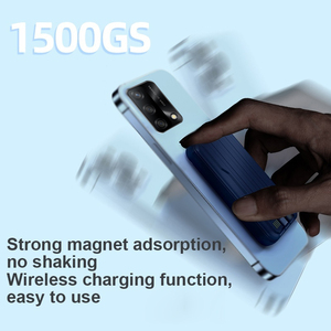 Banco de Energía Inalámbrico Magnético de 10000 mAh, Carga Rápida Portátil, Cables Integrados con Pantalla Digital - Product Image 4