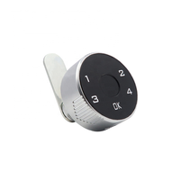 Serrure électronique de haute sécurité pour armoire, forme ronde, sans clé, compatible Tuya, pour meubles de maison ou de bureau