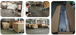 Vente en gros de grande volière en acier galvanisé - Protection UV, imperméable, cage d'élevage de volailles d'extérieur, clôture de sécurité pour ranch - Product Image 6