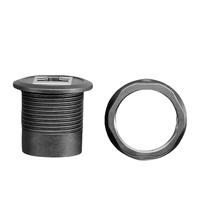 Adaptateur de connecteur Ethernet RJ45 femelle-femelle Cat5 Cat6 à montage sur panneau rond pour ordinateur