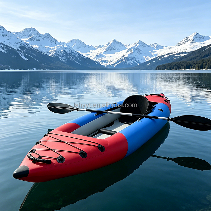 Foldable Inflatable Whitewater Fishing Kayak 1 Paddler 1 Year Warranty ...