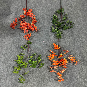 Feuilles de Guanyin artificielles 30cm-100cm, branche en plastique, décoration intérieure, arrangement floral pour mariage - Product Image 2