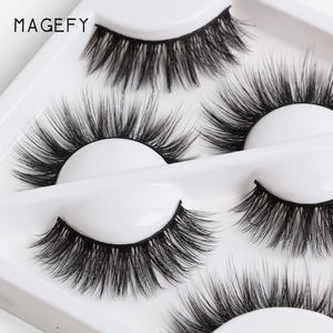 <span class=keywords><strong>Magefy</strong></span> – 3 paires de cils de vison 3d en Fiber synthétique 15 mm 16mm, faits à la main - Product Image 5