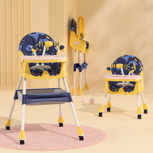 <span class=keywords><strong>Silla</strong></span> Alta de <span class=keywords><strong>Comer</strong></span> <span class=keywords><strong>para</strong></span> Bebé 3 en 1, Plegable, Ajustable y Convertible con Ruedas de Plástico - Product Image 4
