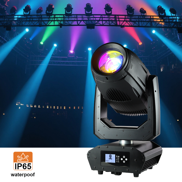 Professional 1200W White LED Moving Head with DMX512 Control Graphic Cut System Touch Screen IP66 for Stage Concerts Events