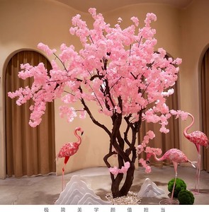 Arbre à Fleurs de <span class=keywords><strong>Cerisier</strong></span> Artificiel Le Plus Vendu de 3 m de Hauteur, Faux <span class=keywords><strong>Cerisier</strong></span> Décoratif d'Extérieur pour Décoration - Product Image 5
