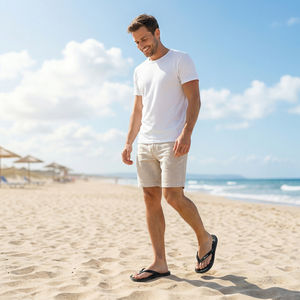 Tongs en PVC Yearning Man, respirantes, imperméables, antidérapantes, à semelle souple, pour intérieur/extérieur, pantoufles confortables pour la maison, été, couple - Product Image 2