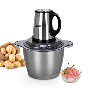 Picadora de carne pequeña eléctrica multifunción, picadora de carne de acero inoxidable, procesador de carne, picadora de alimentos, picadora eléctrica - Product Image 3