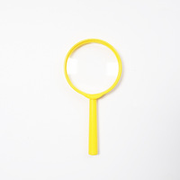 Cheap Children Magnifier Toys 60mm 5X Magnifying Glass Hand Held Magnifier for Promotion