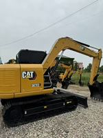 Excavatrice sur chenilles CAT 307E d'occasion, d'origine japonaise, en bon état avec peu d'heures de fonctionnement, en stock et prête à être expédiée