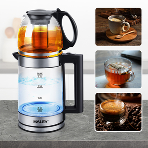 Haley Ấm đun nước điện hai lớp thông minh thiết bị gia dụng cho nhà bếp nước ấm đun nước thủy tinh Ấm đun nước điện - Product Image 3
