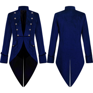 Traje Medieval Victoriano <span class=keywords><strong>para</strong></span> <span class=keywords><strong>Hombre</strong></span>, Esmoquin, Frac de Caballero, Gabardina Gótica Steampunk, Abrigo Vintage <span class=keywords><strong>para</strong></span> <span class=keywords><strong>Hombre</strong></span> - Product Image 4