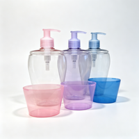 Logo personnalisé, plusieurs couleurs disponibles, pour les soins personnels, flacon pompe vide en PET de 200 ml