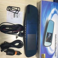 Kit de caméra de tableau de bord DVR pour voiture avec vision nocturne 1080P, écran 4,3 pouces, WIFI + double enregistrement, caméra de recul