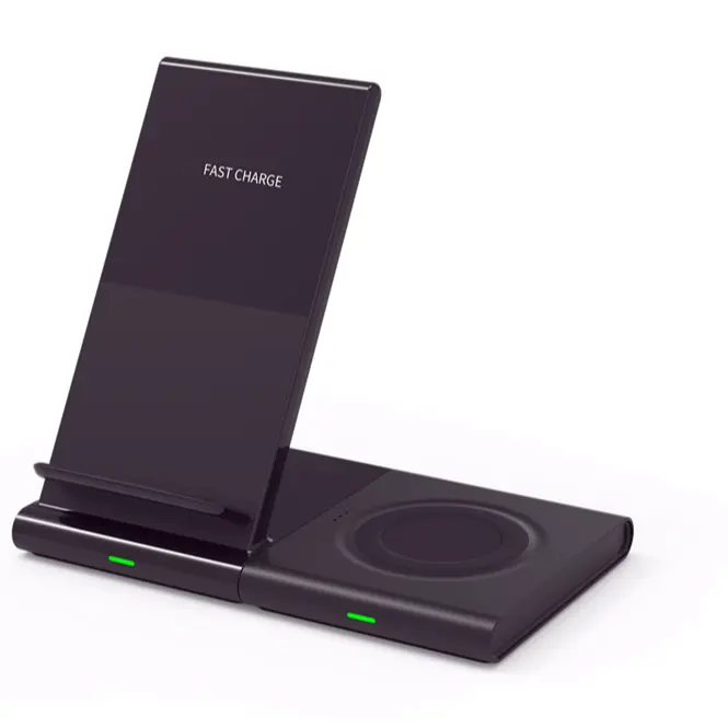 4 in 1 fast wireless charger multiple universal charing two smart phones, for Samsun watch TWS earphones